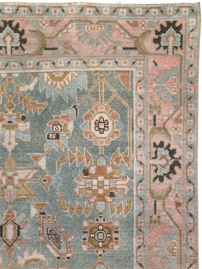Vintage Persian Malayer Accent Rug, No.29896 - Galerie Shabab