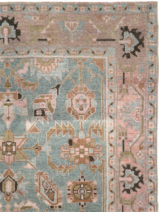 Vintage Persian Malayer Accent Rug, No.29896 - Galerie Shabab