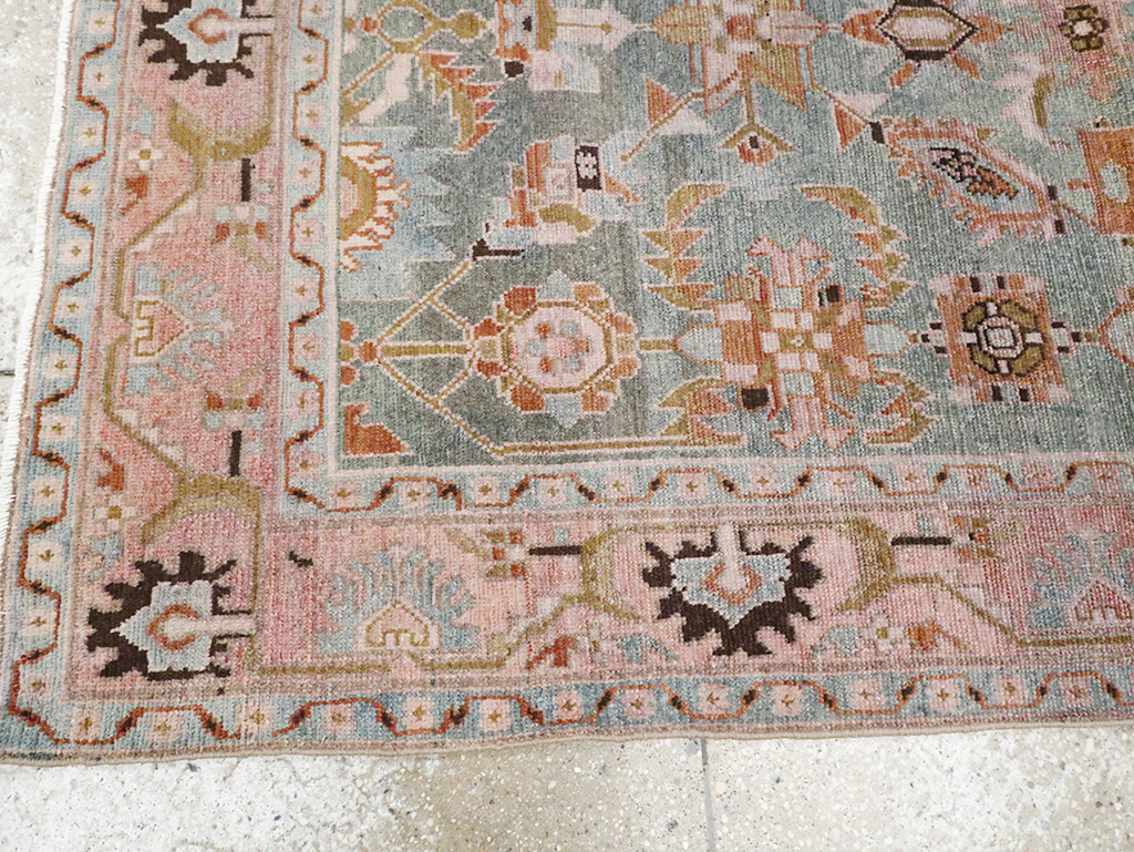 Vintage Persian Malayer Accent Rug, No.29896 - Galerie Shabab