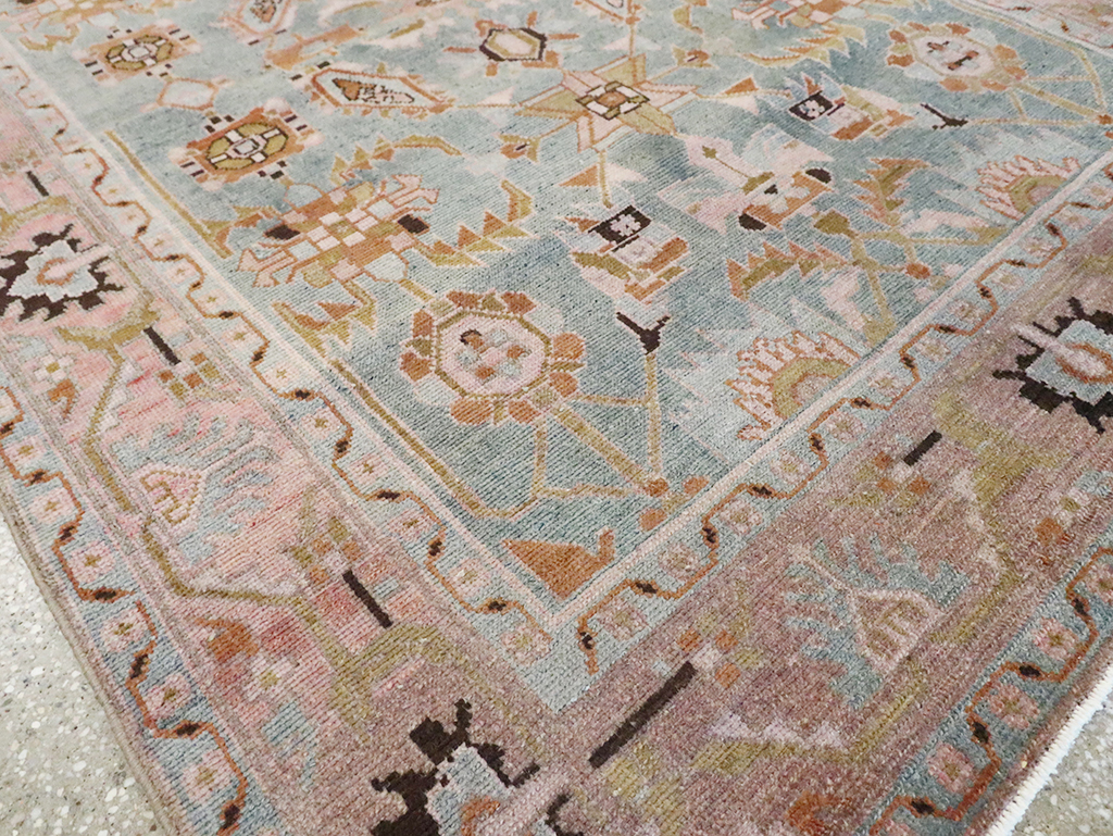 Vintage Persian Malayer Accent Rug, No.29896 - Galerie Shabab