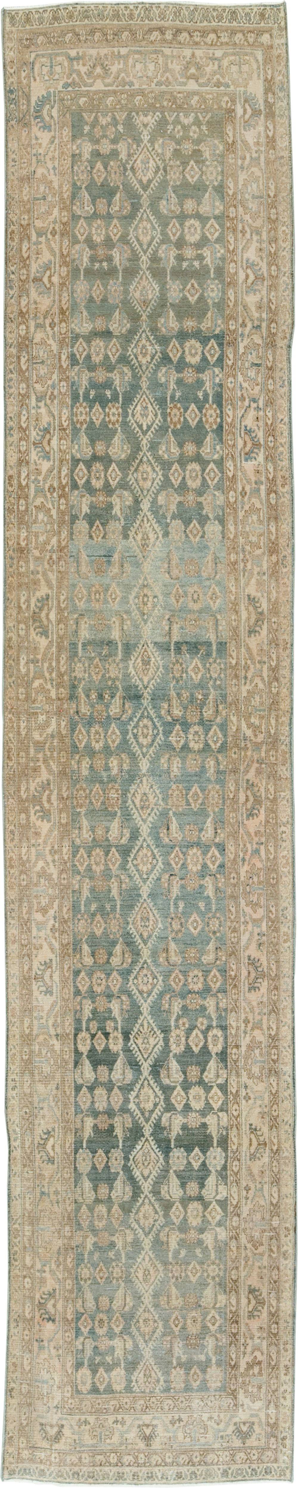 Vintage Persian Malayer Long Runner, No.29897 - Galerie Shabab