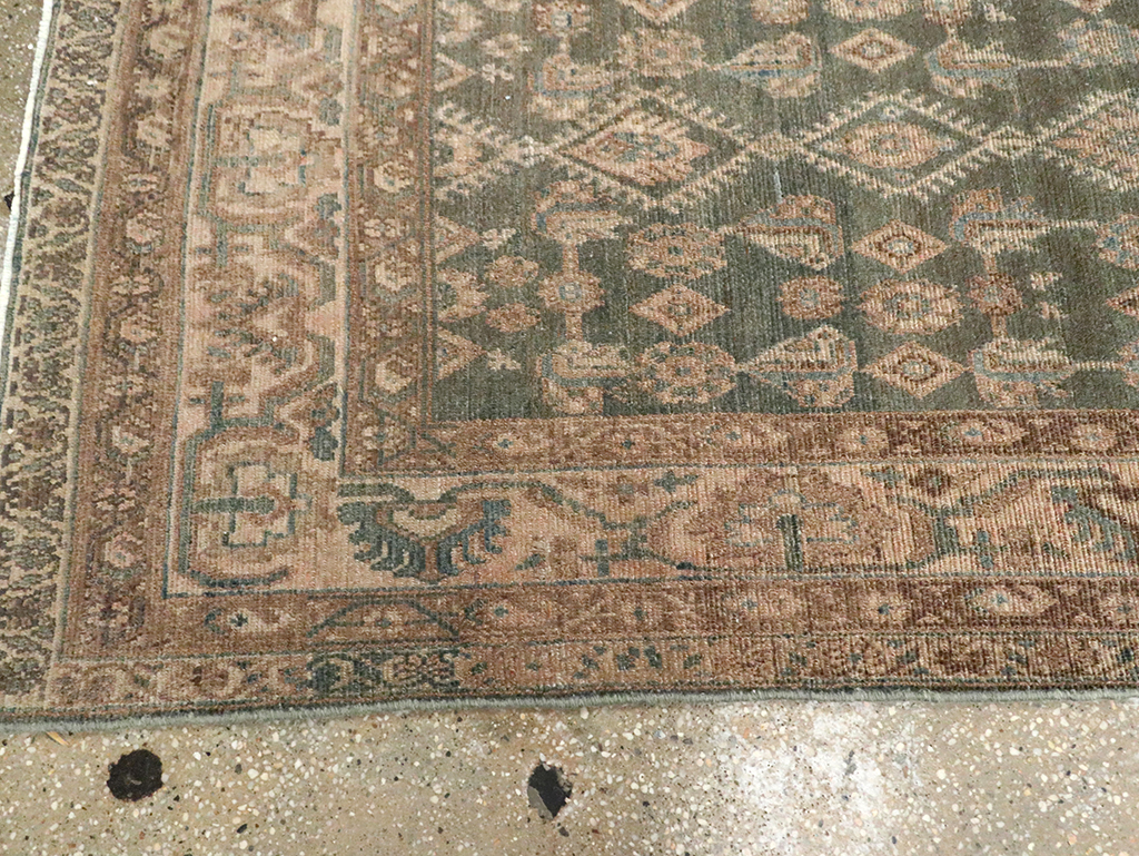Vintage Persian Malayer Long Runner, No.29897 - Galerie Shabab
