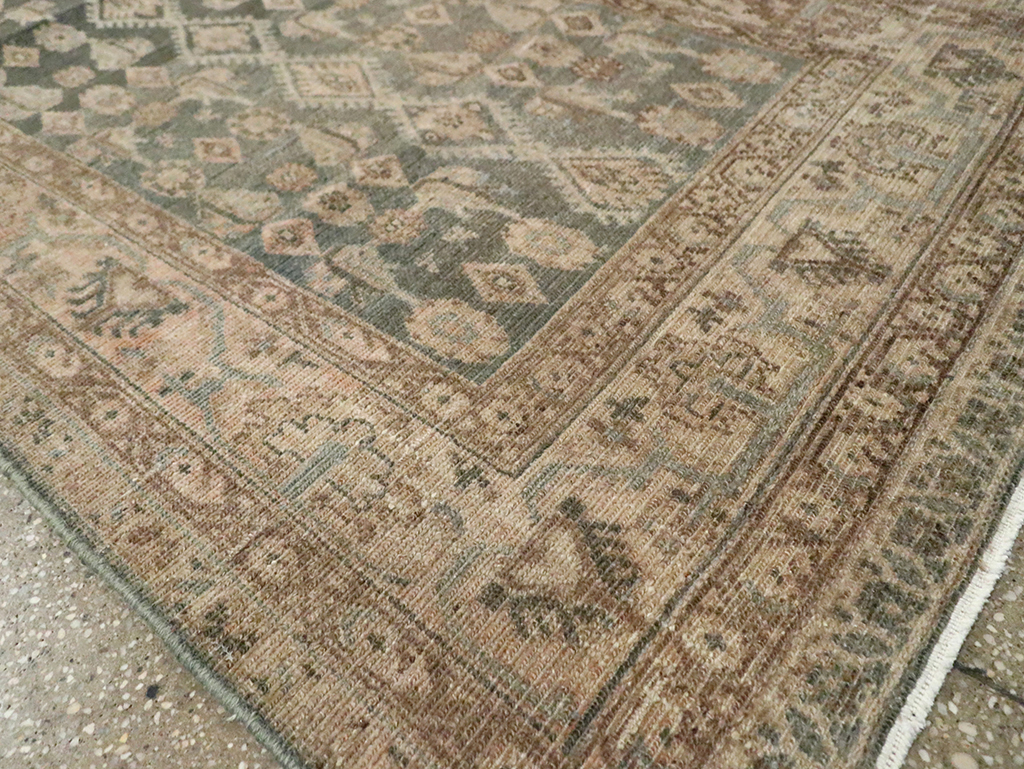 Vintage Persian Malayer Long Runner, No.29897 - Galerie Shabab