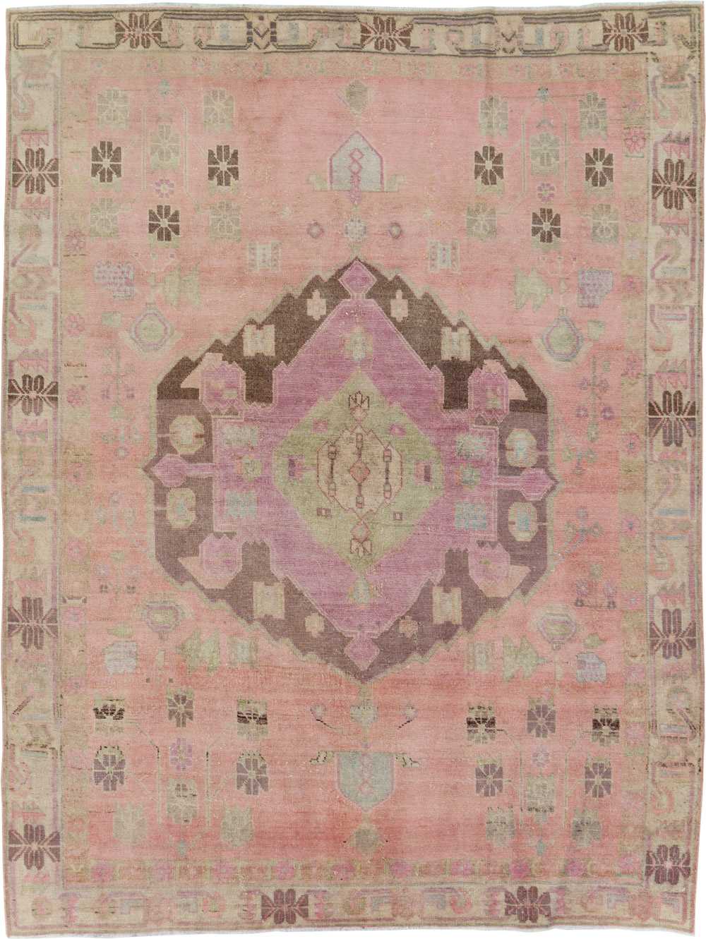 Vintage Persian Afshar Accent Rug, No.29899 - Galerie Shabab
