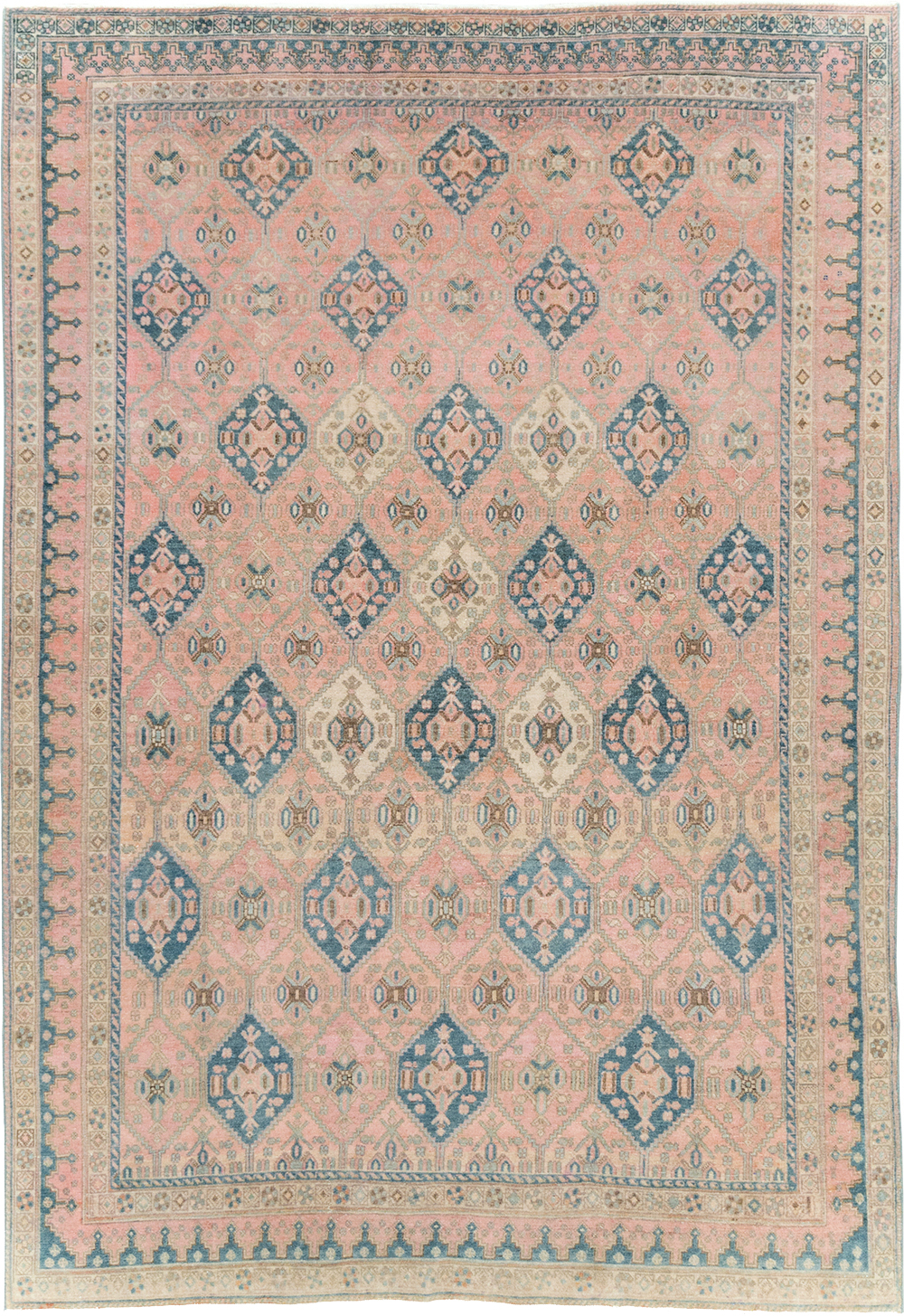 Vintage Persian Afshar Accent Rug, No.29900 - Galerie Shabab