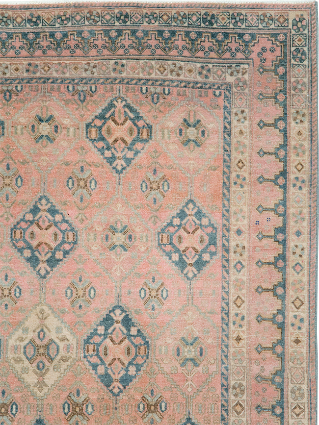 Vintage Persian Afshar Accent Rug, No.29900 - Galerie Shabab
