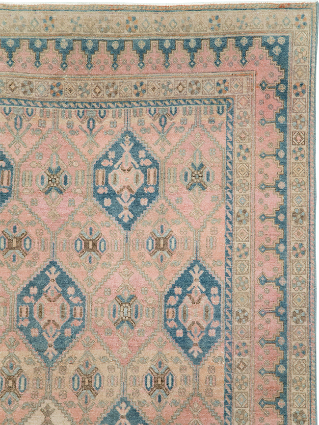 Vintage Persian Afshar Accent Rug, No.29900 - Galerie Shabab
