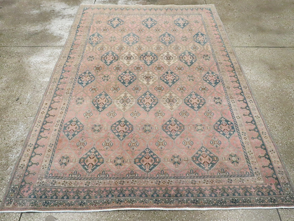Vintage Persian Afshar Accent Rug, No.29900 - Galerie Shabab