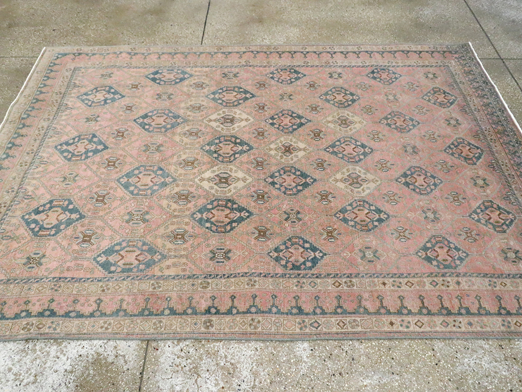 Vintage Persian Afshar Accent Rug, No.29900 - Galerie Shabab