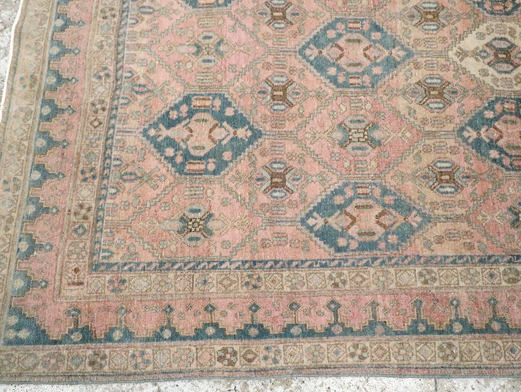 Vintage Persian Afshar Accent Rug, No.29900 - Galerie Shabab