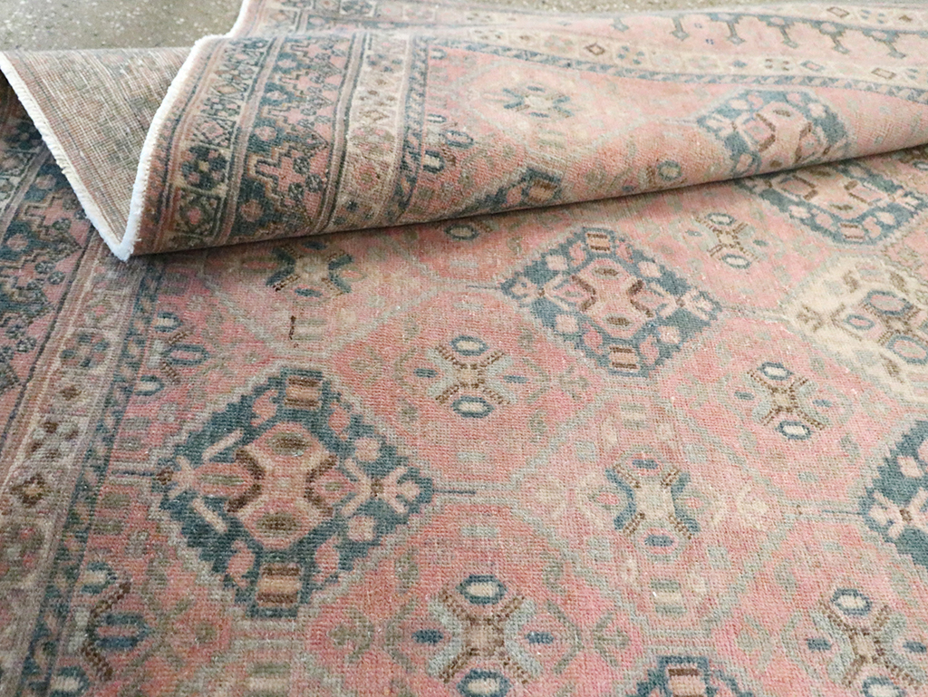 Vintage Persian Afshar Accent Rug, No.29900 - Galerie Shabab