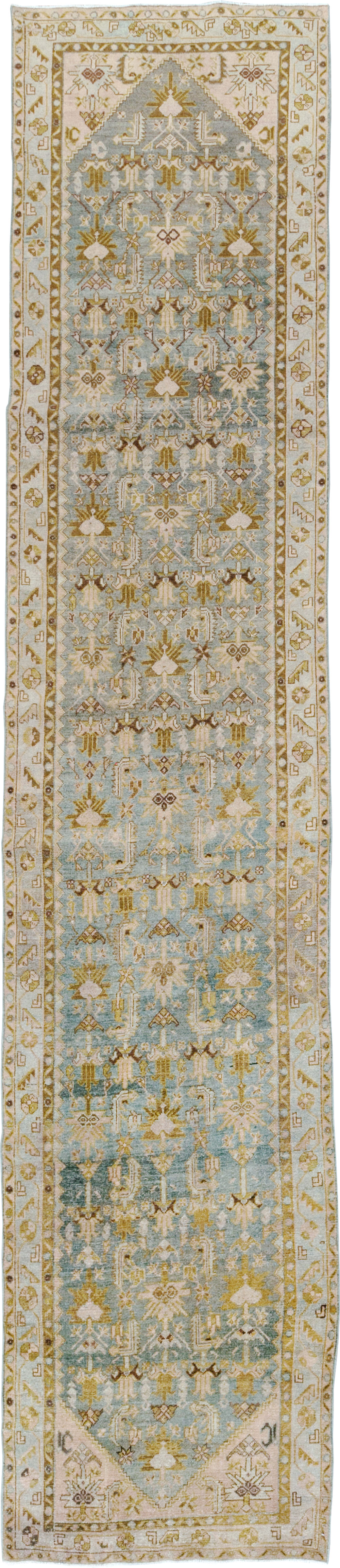 Antique Persian Malayer Long Runner, No.29901 - Galerie Shabab