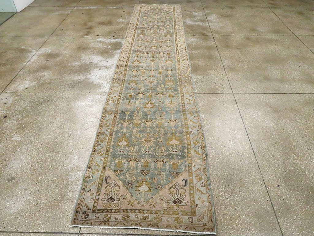 Antique Persian Malayer Long Runner, No.29901 - Galerie Shabab