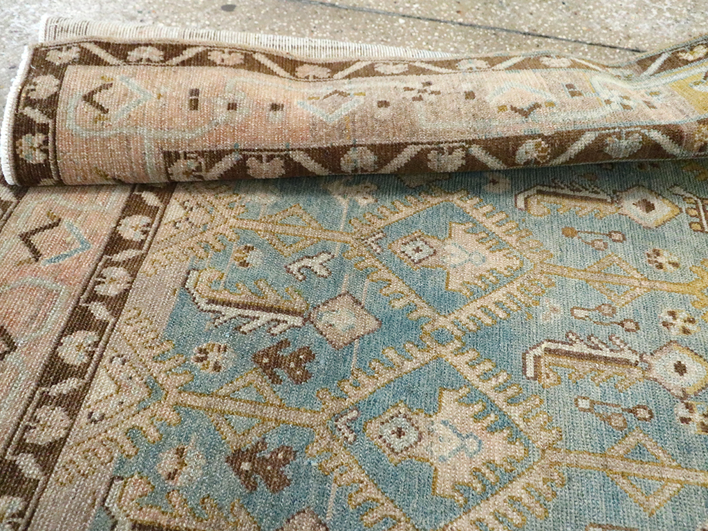 Vintage Persian Malayer Accent Rug, No.29904 - Galerie Shabab