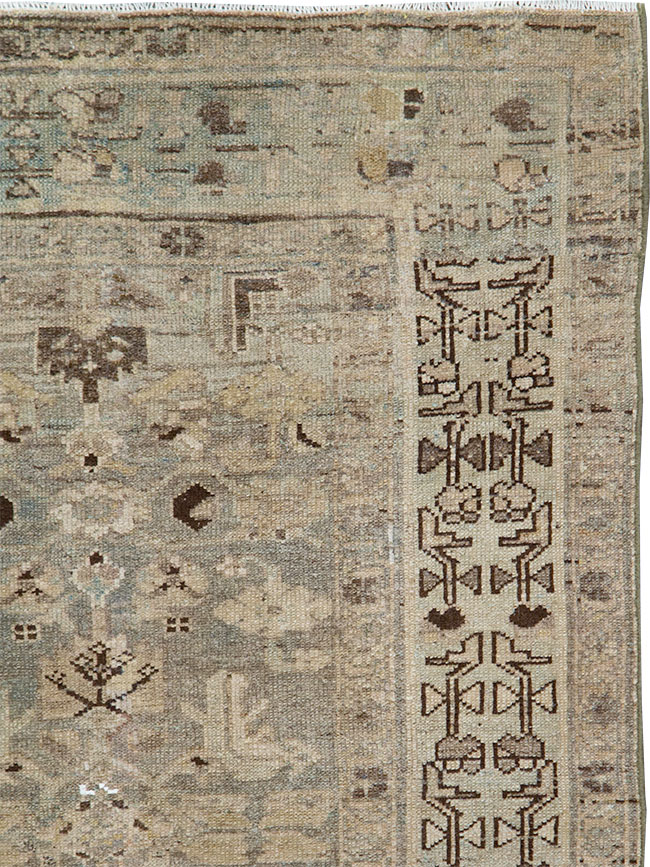 Antique Persian Malayer Throw Rug, No.29906 - Galerie Shabab