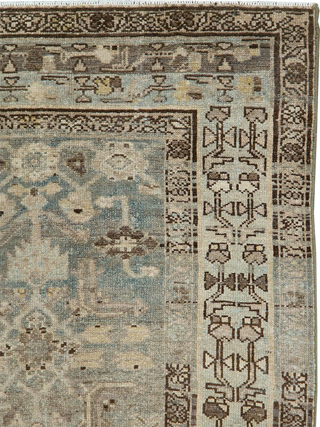 Antique Persian Malayer Throw Rug, No.29906 - Galerie Shabab