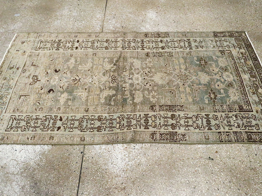 Antique Persian Malayer Throw Rug, No.29906 - Galerie Shabab
