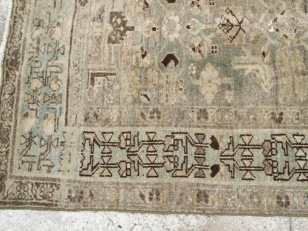 Antique Persian Malayer Throw Rug, No.29906 - Galerie Shabab