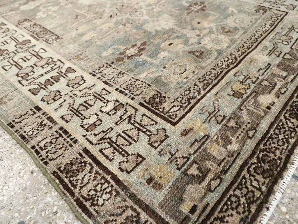 Antique Persian Malayer Throw Rug, No.29906 - Galerie Shabab