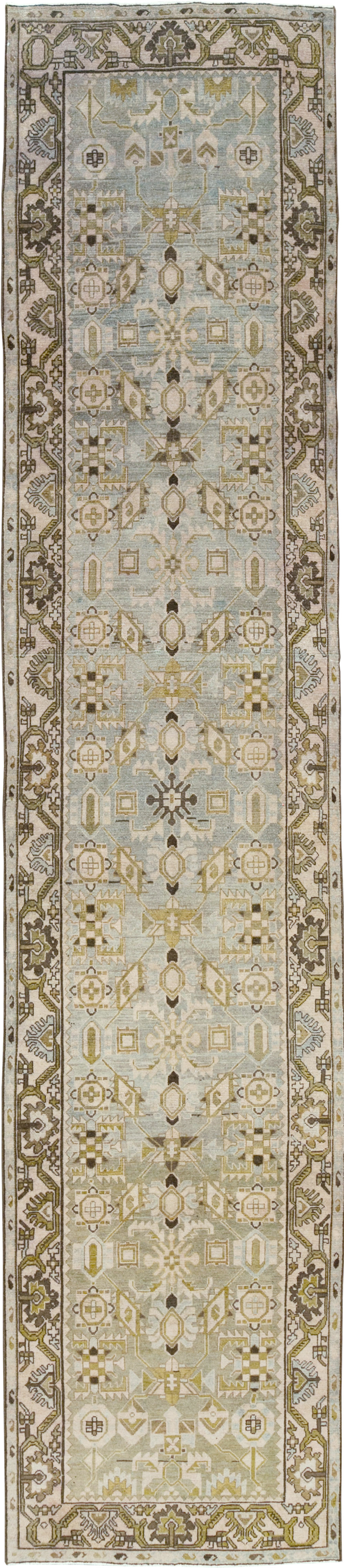 Vintage Persian Malayer Long Runner, No.29908 - Galerie Shabab