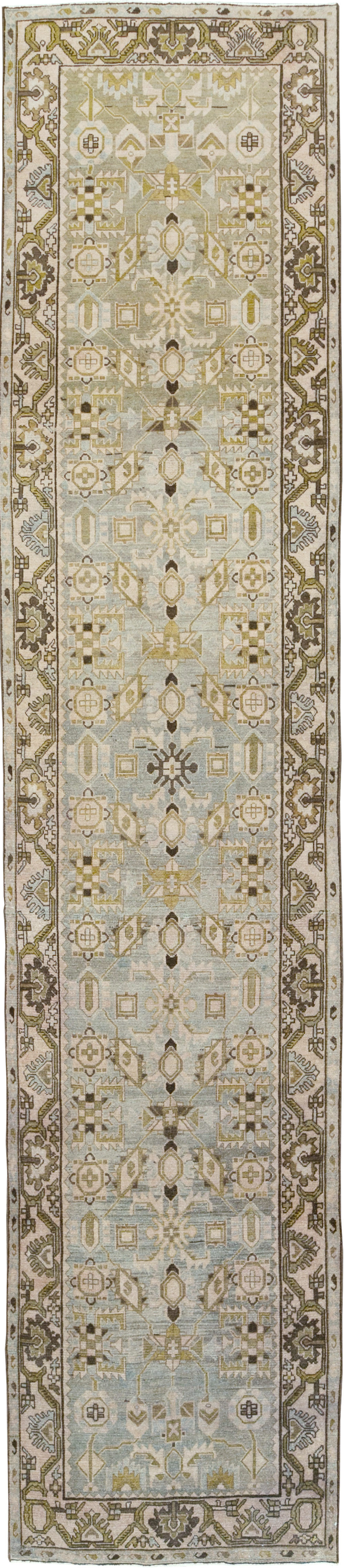Vintage Persian Malayer Long Runner, No.29908 - Galerie Shabab