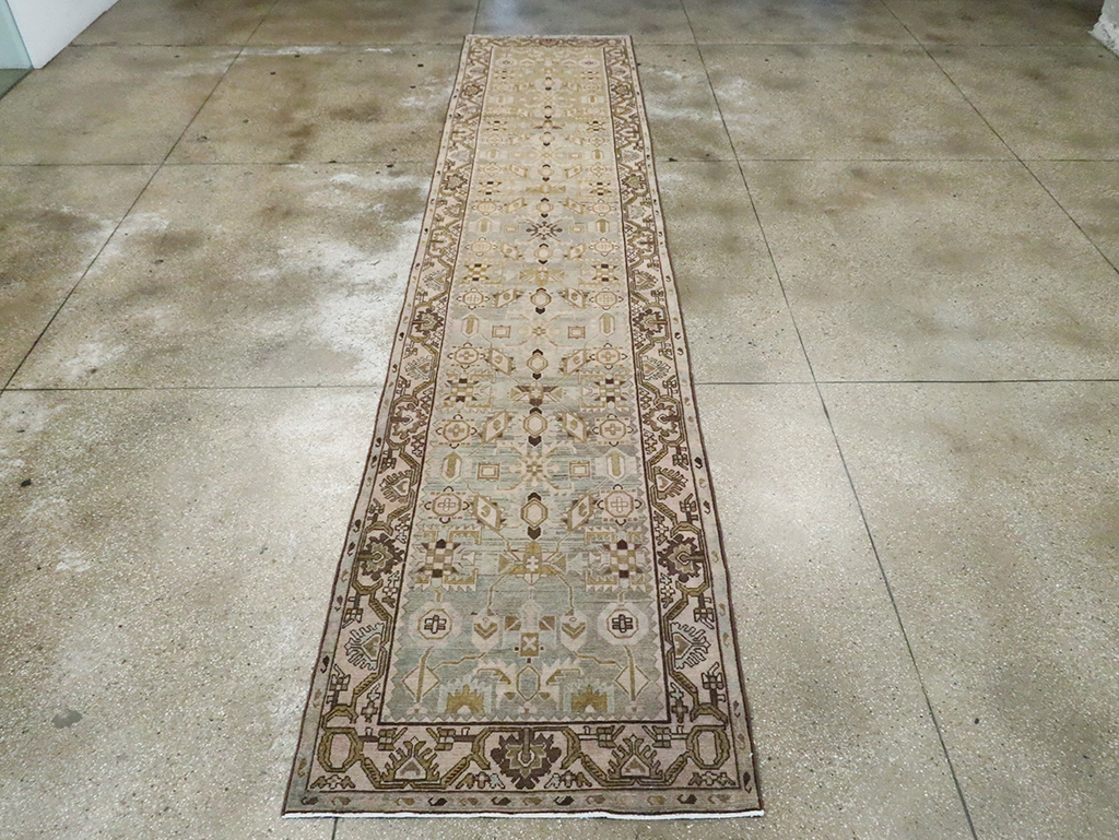 Vintage Persian Malayer Long Runner, No.29908 - Galerie Shabab