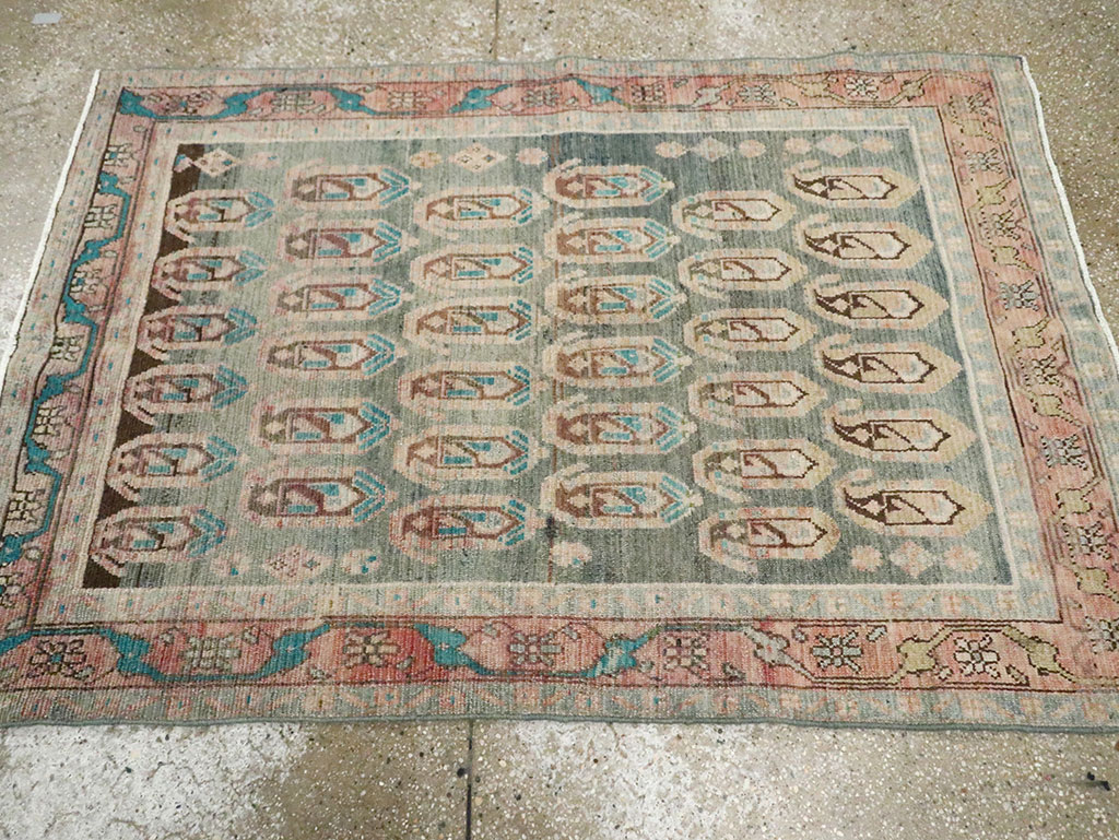 Vintage Persian Malayer Rug, No.29911 - Galerie Shabab