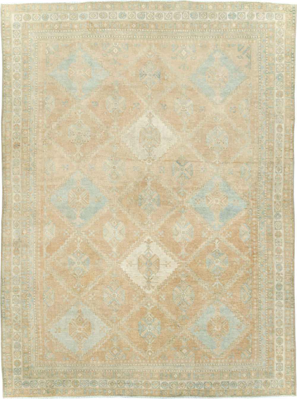 Vintage Persian Afshar Accent Rug, No.29916 - Galerie Shabab