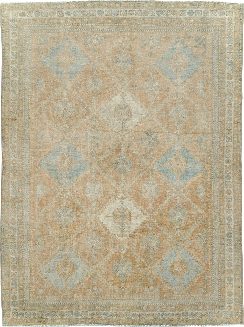 Vintage Persian Afshar Accent Rug, No.29916 - Galerie Shabab