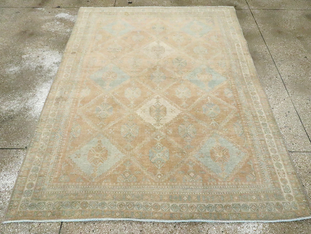 Vintage Persian Afshar Accent Rug, No.29916 - Galerie Shabab
