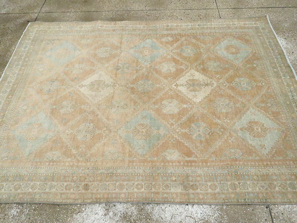 Vintage Persian Afshar Accent Rug, No.29916 - Galerie Shabab