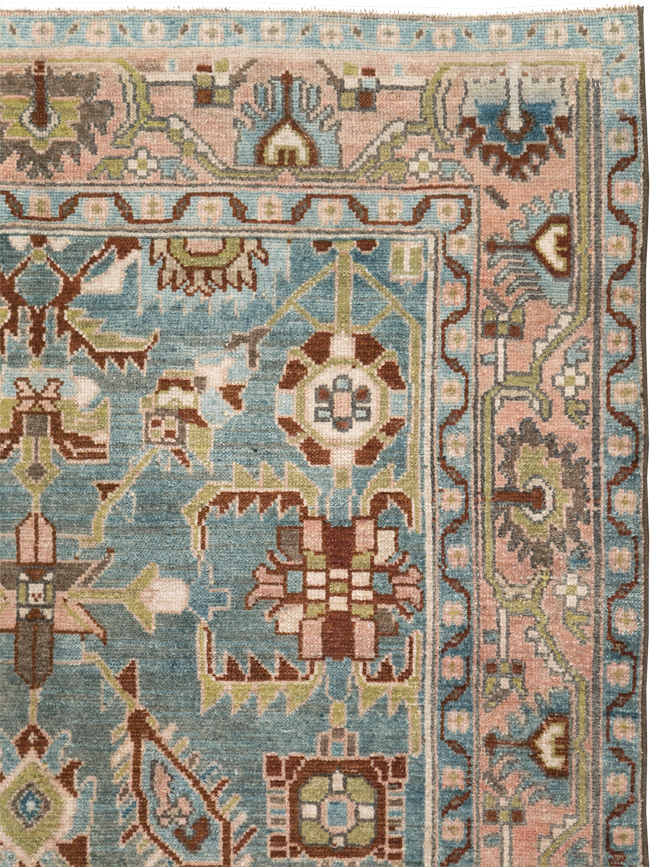 Vintage Persian Malayer Accent Rug, No.29917 - Galerie Shabab