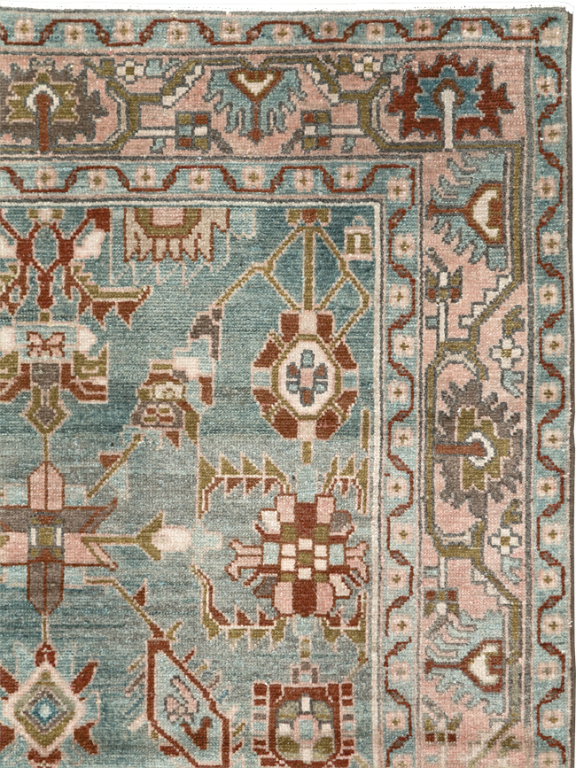 Vintage Persian Malayer Accent Rug, No.29917 - Galerie Shabab