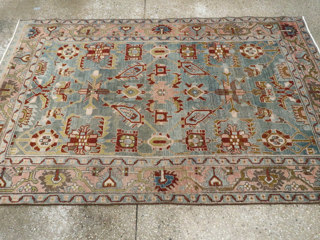 Vintage Persian Malayer Accent Rug, No.29917 - Galerie Shabab
