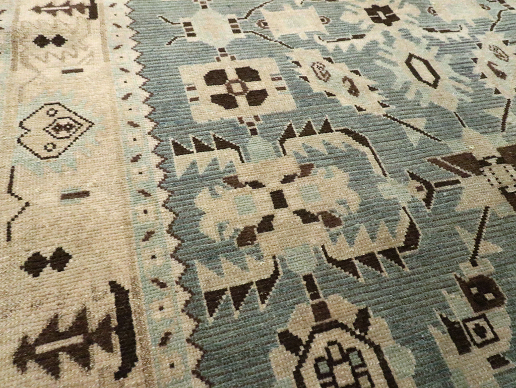 Vintage Persian Malayer Accent Rug, No.29922 - Galerie Shabab
