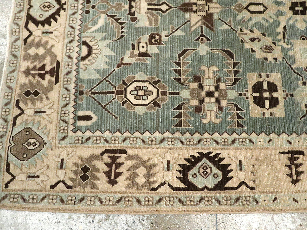Vintage Persian Malayer Accent Rug, No.29922 - Galerie Shabab