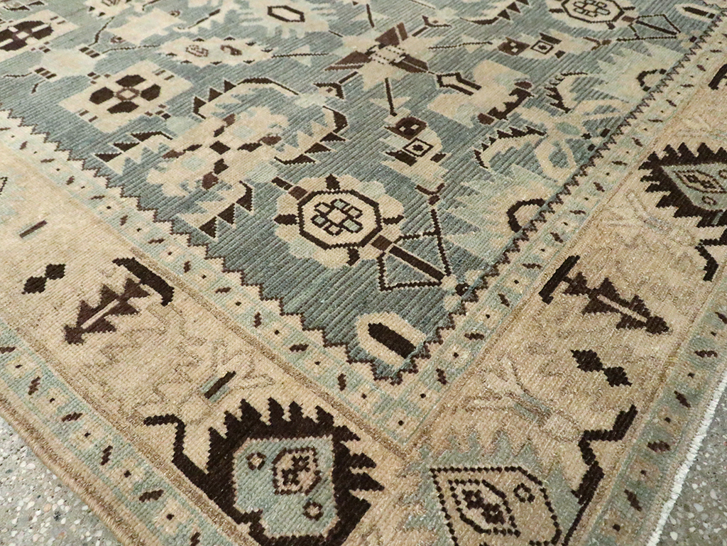 Vintage Persian Malayer Accent Rug, No.29922 - Galerie Shabab