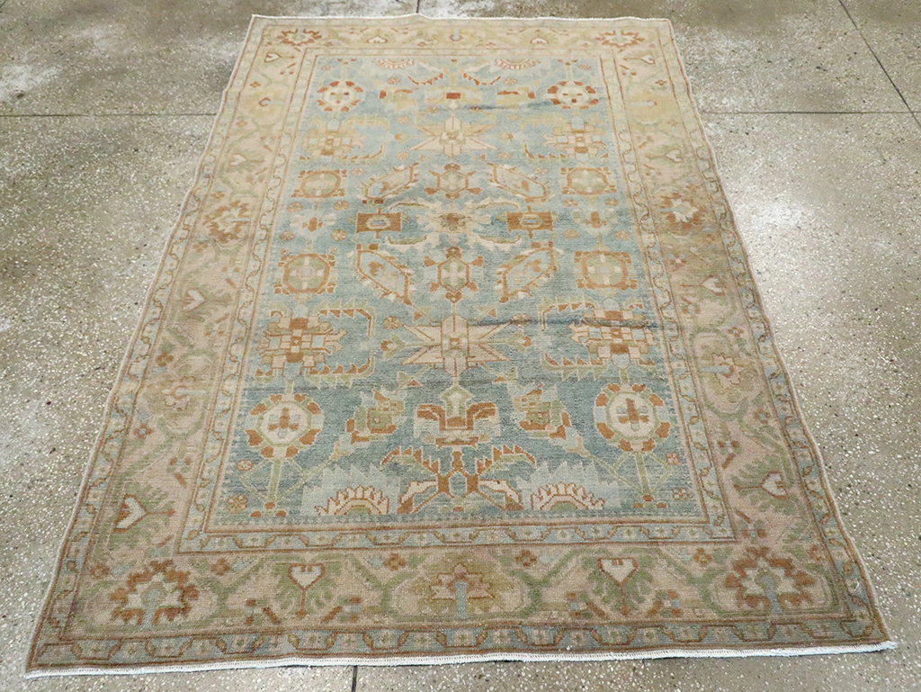 Vintage Persian Malayer Accent Rug, No.29927 - Galerie Shabab