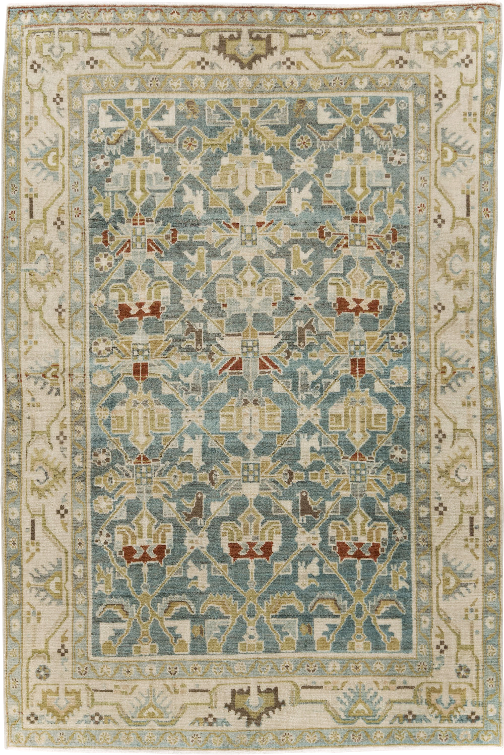 Vintage Persian Malayer Rug, No.29929 - Galerie Shabab