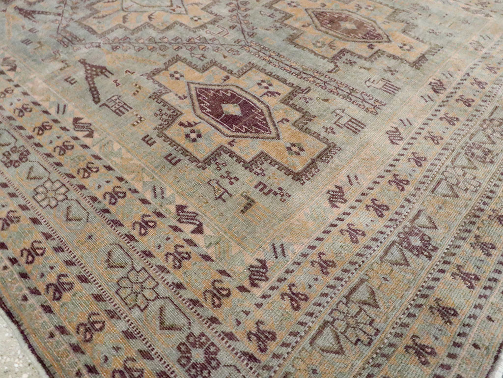 Vintage Persian Afshar Accent Rug, No.29931 - Galerie Shabab