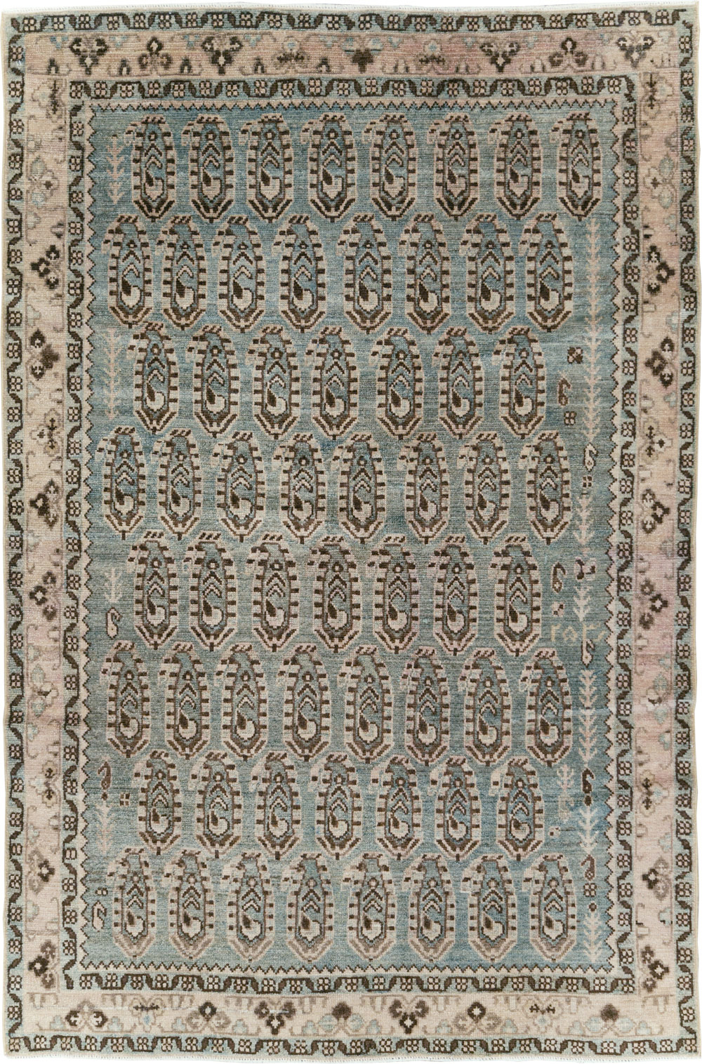 Vintage Persian Malayer Accent Rug, No.29932 - Galerie Shabab