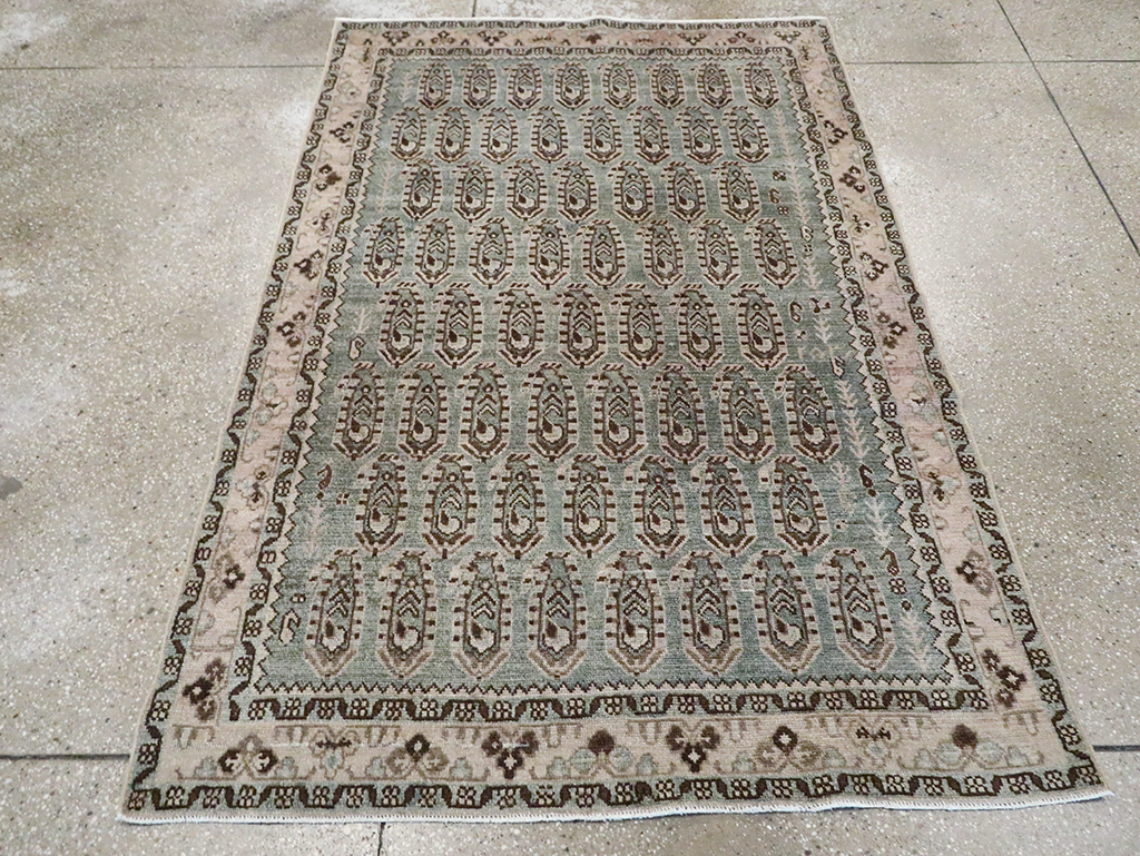 Vintage Persian Malayer Accent Rug, No.29932 - Galerie Shabab