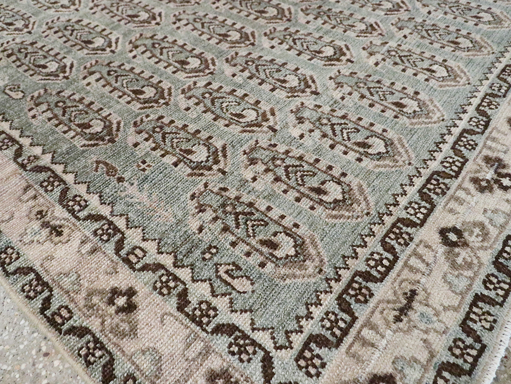 Vintage Persian Malayer Accent Rug, No.29932 - Galerie Shabab