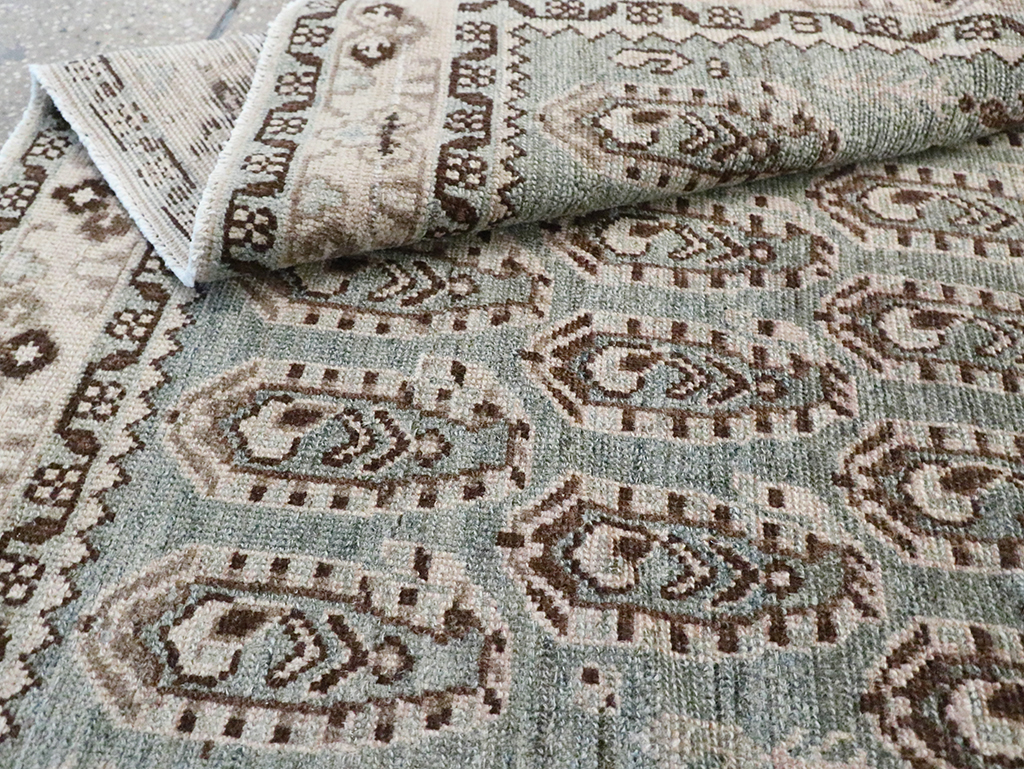 Vintage Persian Malayer Accent Rug, No.29932 - Galerie Shabab