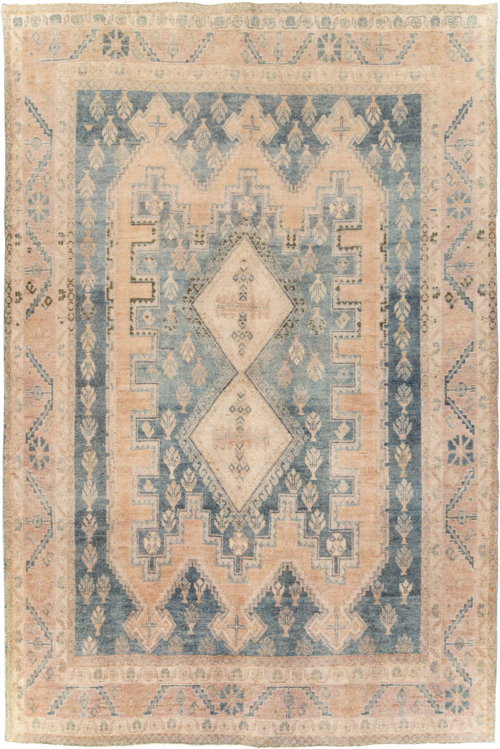 Vintage Persian Afshar Accent Rug, No.29934 - Galerie Shabab