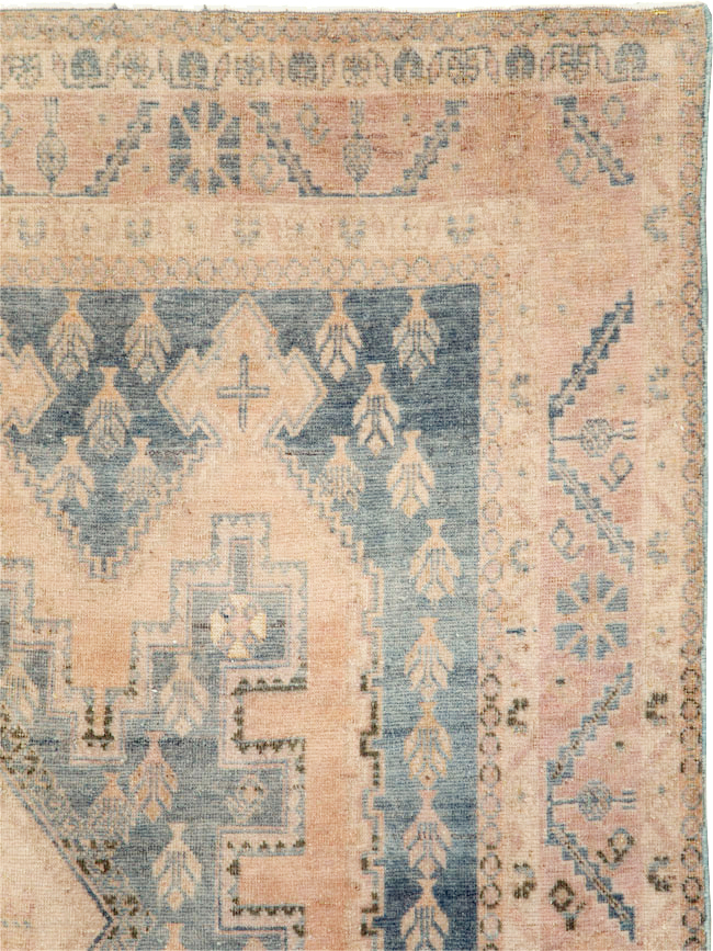 Vintage Persian Afshar Accent Rug, No.29934 - Galerie Shabab