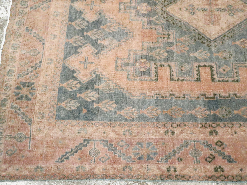 Vintage Persian Afshar Accent Rug, No.29934 - Galerie Shabab