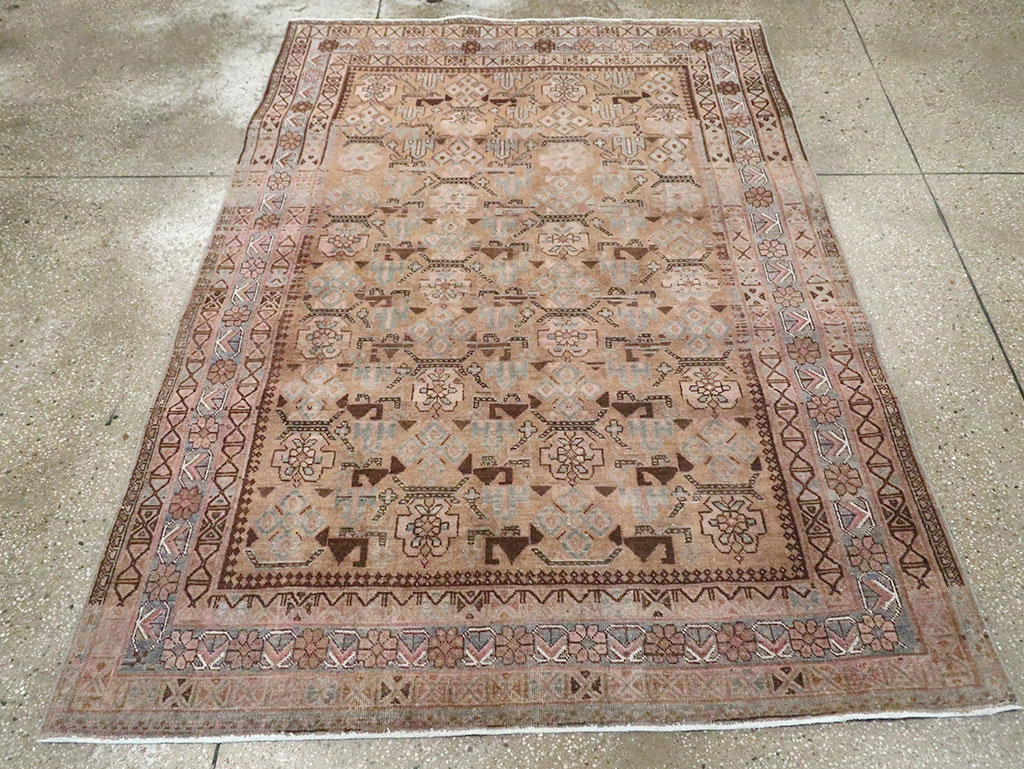 Antique Persian Afshar Accent Rug, No.29940 - Galerie Shabab