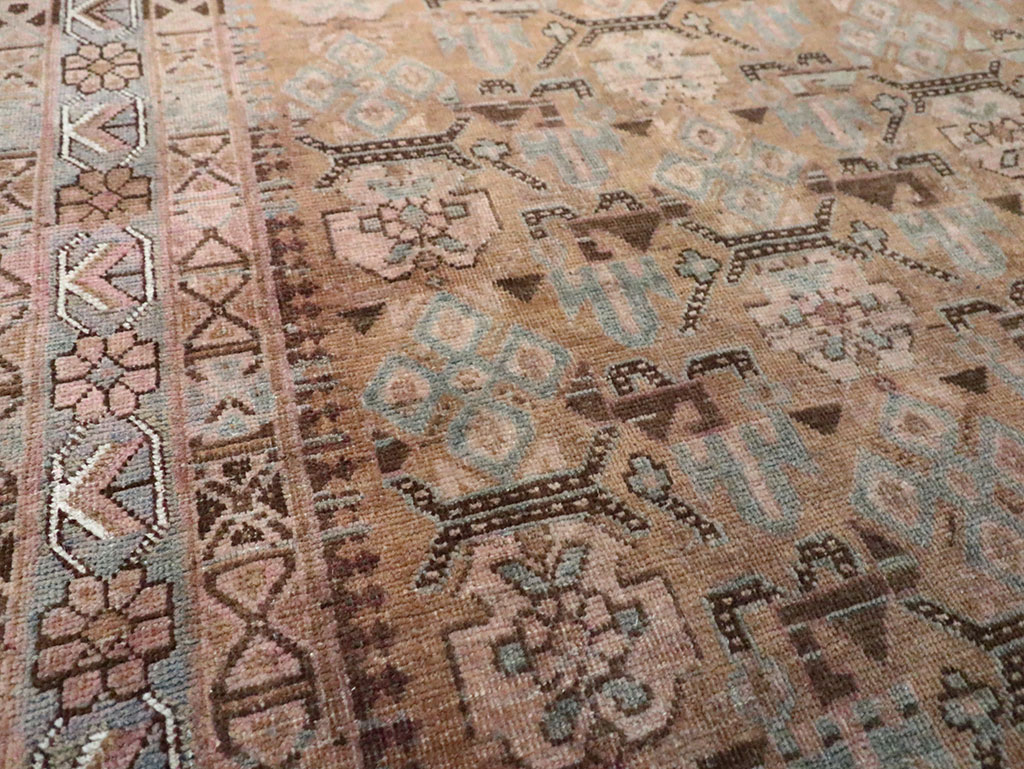 Antique Persian Afshar Accent Rug, No.29940 - Galerie Shabab