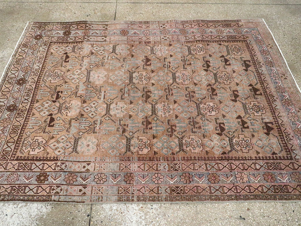 Antique Persian Afshar Accent Rug, No.29940 - Galerie Shabab